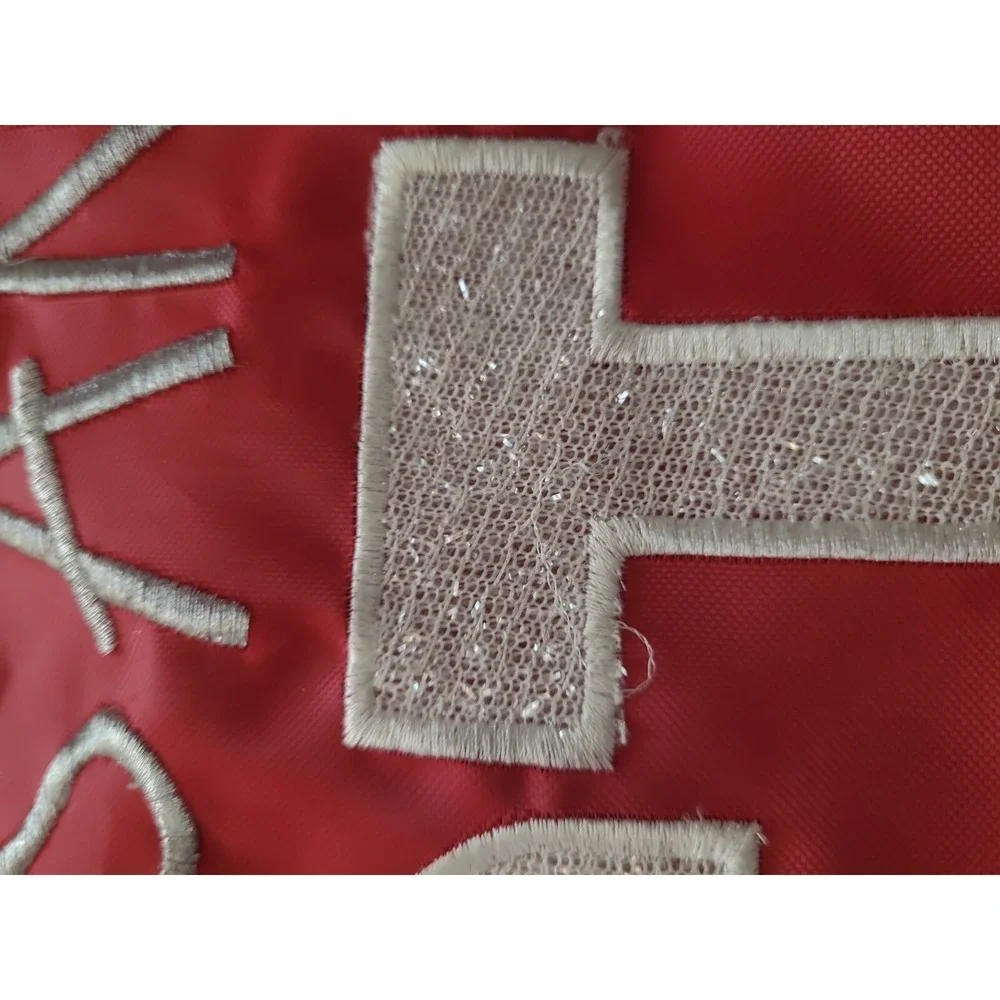Set of 3 House Flags Welcome Double Sided Burlap‎ Christmas Santa Fall